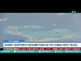 [PTVNews] US Sec. of State John Kerry supports resumption of PH-China WPS talks