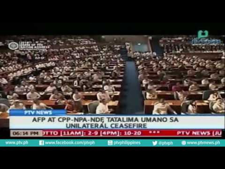 [PTVNews] AFP at CPP-NPA-NDF, tatalima umano sa unilateral ceasefire [07|26|16]