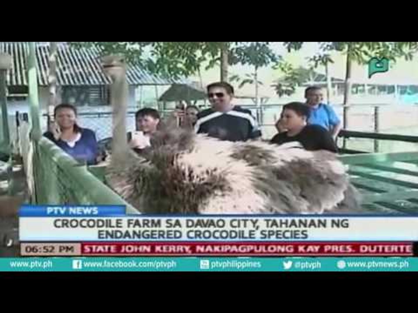 [PTVNews] Crocodile farm sa Davao city, tahanan ng endangered crocodile species [07|27|16]