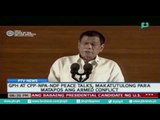 [PTVNews] GPH at CPP-NDF peace talks, makatututlong para matapos ang armed conflict [07|27|16]