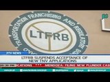 Untitled Project 10[PTVNews-9pm] LTFRB suspends acceptance of New TNV applications [07|22|16]