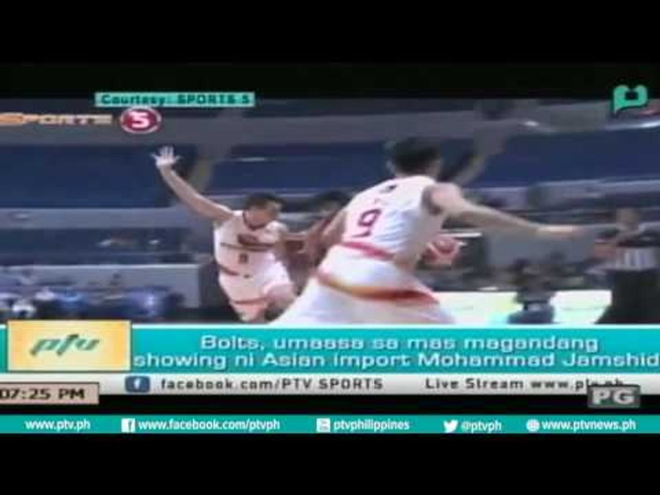 [PTVSports]Bolts, umaasa sa mas magandang showing ni Asian import Mohammand Jamshid [07|22|16]