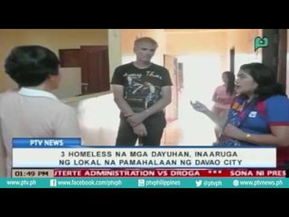 3 Homeless na mga dayuhan, inaruga ng lokal na pamhalaan ng Davao City