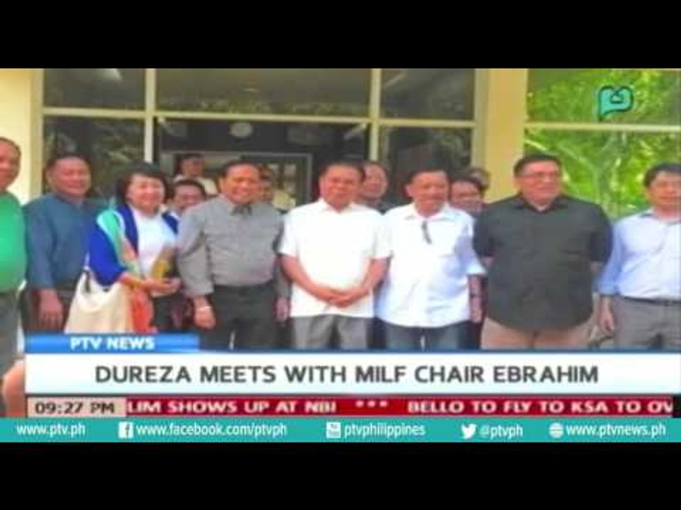 [PTVNews] OPAPP Sec. Dureza meets with MILF Cha...