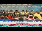 [PTVNews-9pm] Pres. Duterte inspects Biomass Powerplant in Maguindanao [07|22|16]