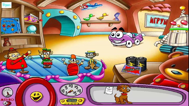 ИГРА про машинки на русском языке Прохождение new года «Бип Бип участвует в гонке»