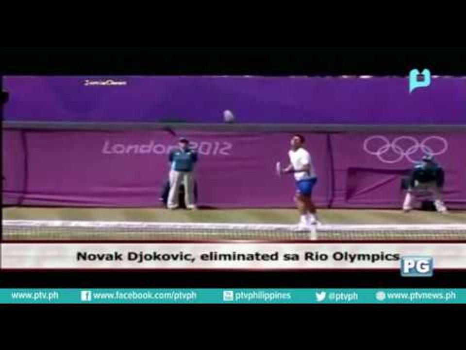 Novak Djokovic, eliminated sa Rio Olympics