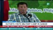 [PTVNews] President Rody Duterte visits military camp in Samar