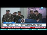 [PTVNews] President Rody Duterte, pinahahanda na ang AFP sa paglaban sa mga teroristang grupo