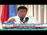 [PTVNews] President Rody Duterte, urged lawmakers to do their part in changing the constitution