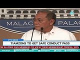 [PTVNews] Tiamzons to get safe conduct pass