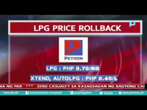 [PTVNews] Panibagong bawas-presyo sa LPG, ipinatupad ngayong araw ng kompanyang Petron [08|01|16]