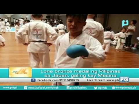 [PTVSports] Lone bronze medal ng PH sa Japan, galing kay Mesina [08|01|16]