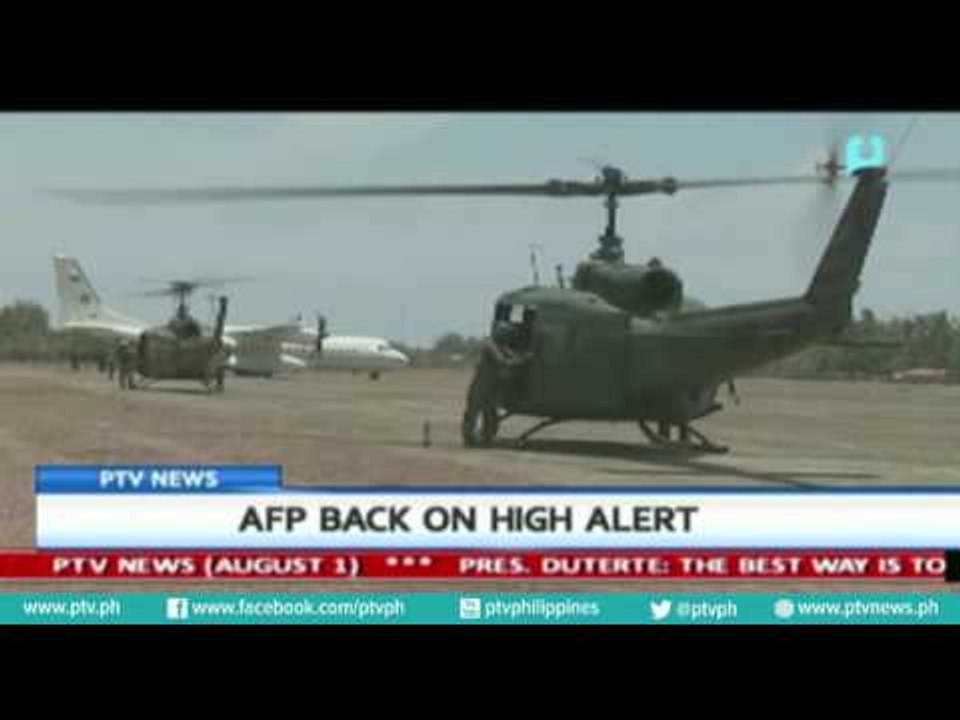 [PTVNews] AFP, back on high alert