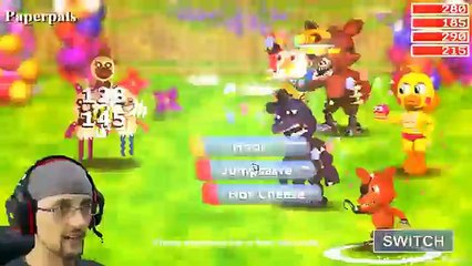 FNAF WORLD #8 + TJOC Reborn Five Nights At Freddys FREE ROAM FGTEEV Breaks the Game 4 a Shield