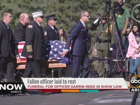 Show Low officer shot, killed being laid to rest