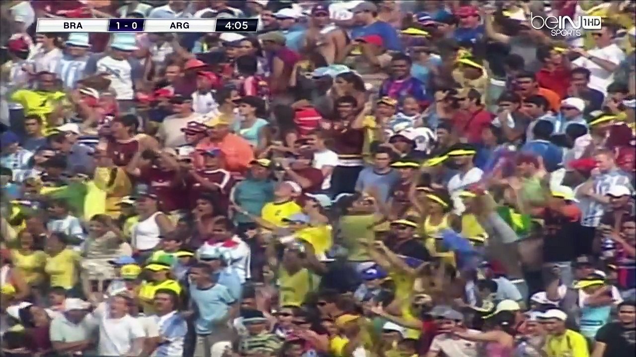 اهداف مباراة  البرازيل 3-0 الارجنتين - نهائي بط...
