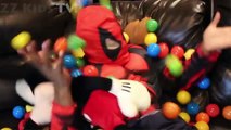Deadpool vs Deadpool Playpen Ball Best Spiderman vs Joker - Superhero Fun in Real Life 2