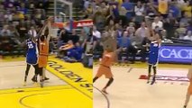 Kevin Durant's Chasedown Block Turns Into Steph Curry 3 Pointer