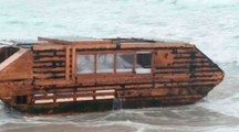 Mysterious Canadian Houseboat Washes Up on Irish Coast With a Note