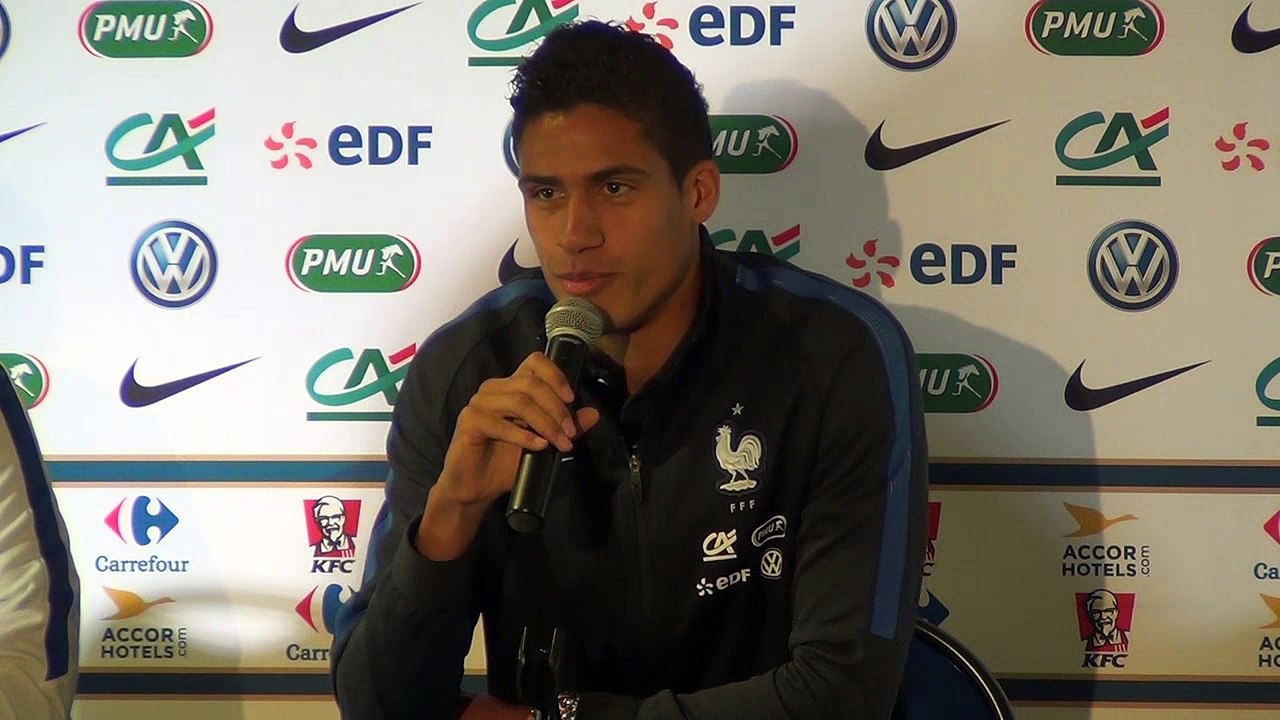 Amical - France: Raphaël Varane s'exprime sur l'ambiance à Lens