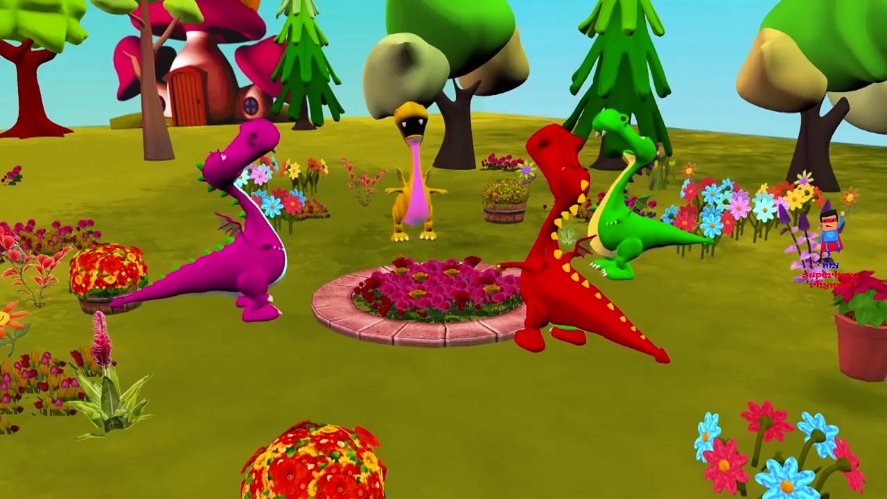 Dinosaurs Cartoon Singing Finger Family Rhymes For Babies And More Children Nursery Rhymes