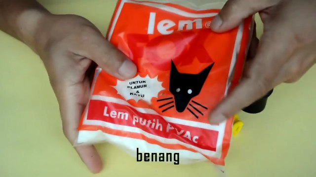 cara membuat lampu hias dari gulungan benang