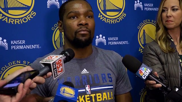 Kevin Durant Post Practice Interview - Golden State Warriors - Nov 14, 2016 - 2016-17 NBA Season