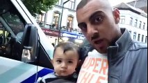 un marocain avec son fils a bruxelles mdr