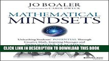 Read Now Mathematical Mindsets: Unleashing Students  Potential through Creative Math, Inspiring