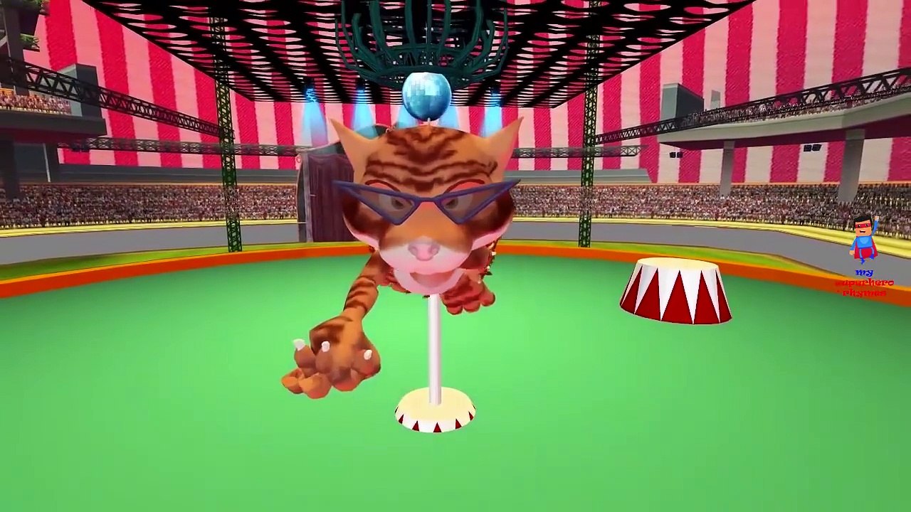 Finger Family Circus Animals | Dinosaur Finger Family Rhymes for Children