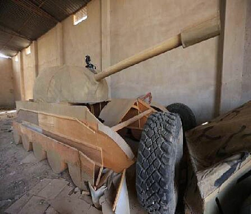 Islamic State Wooden Tanks