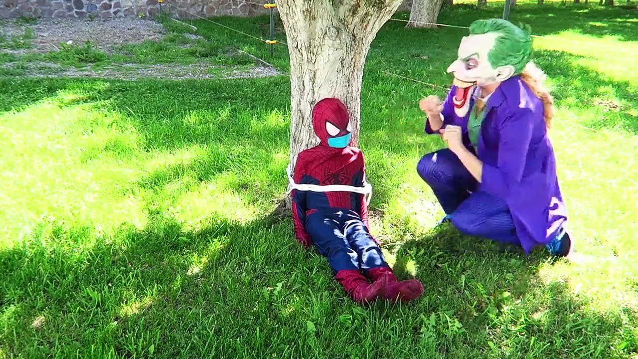 Ugly Frozen Elsa Batmam Alliance vs Joker Dentist Prank! w/ Spiderman, Doctor, Mermaid Superhero lol