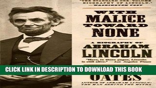 [FREE] EBOOK With Malice Toward None: A Life of Abraham Lincoln BEST COLLECTION