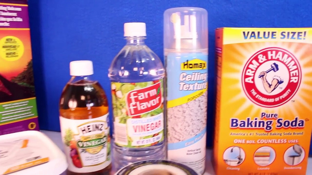 DIY VOLCANO ERUPTION with Lava 'Making Dinosaur Volcano' Science Kit Volcanoes Videos for Kids-4_r9LsGpWSM