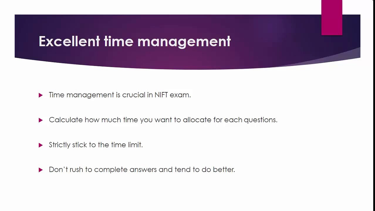 Last minute useful tips for NIFT Exam
