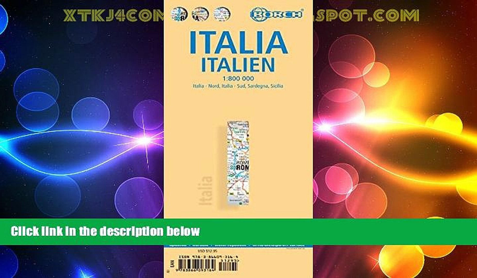 Buy NOW  Laminated Italy Road Map by Borch (English Edition)  Premium Ebooks Best Seller in USA