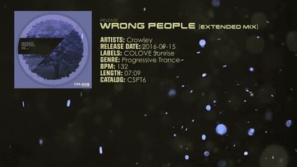 Crowley - Wrong People (Extended Mix)