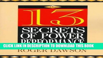 [PDF] 13 Secrts Pwr Performanc Popular Online