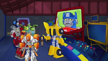 Transformers Rescue Bots Bumblebee Contacts Optimus Prime