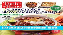 Ebook Taste of Home Casseroles, Slow Cooker   Soups: 515 Hot   Hearty Dishes Your Family Will Love