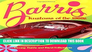 Ebook Barris Kustoms of the 1960s Free Read