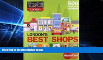 Ebook Best Deals  Time Out London s Best Shops (Time Out Guides)  Most Wanted