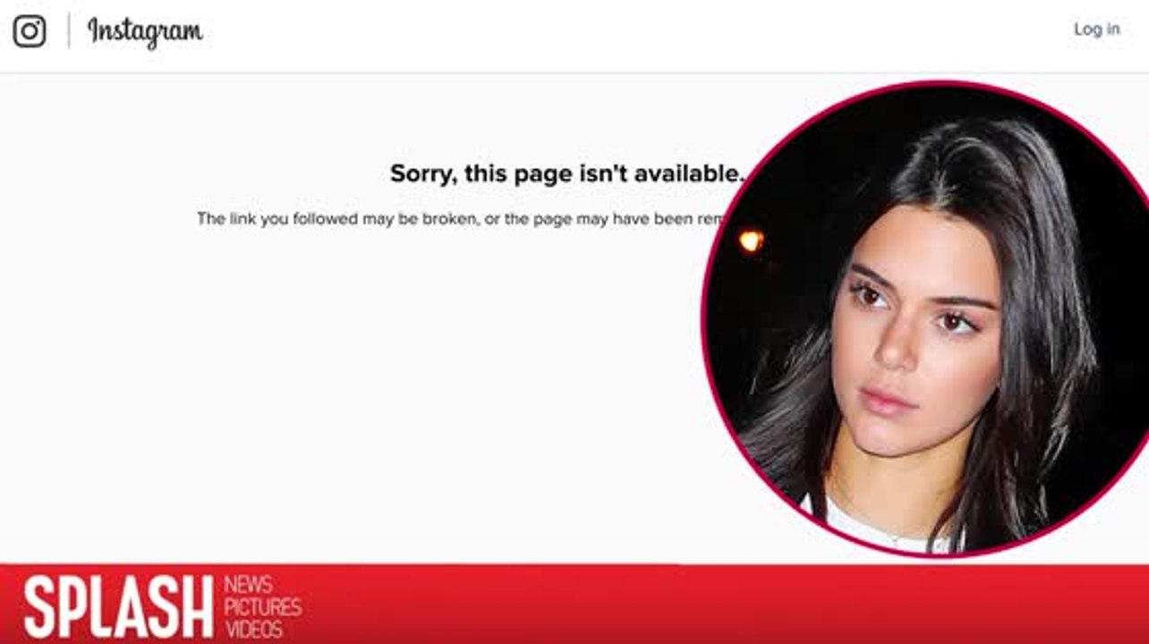 Kendall Jenners Instagram ist verschwunden
