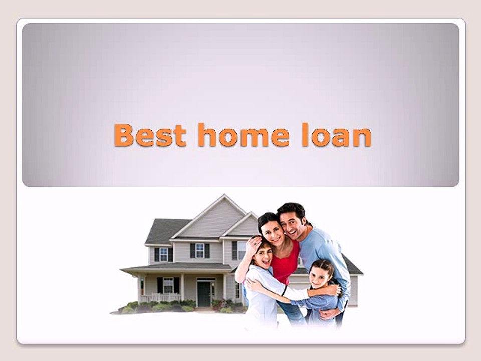 Best home loan