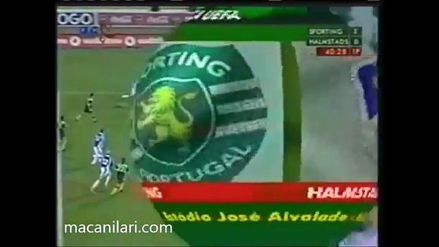 01.11.2001 - 2001-2002 UEFA Cup 2nd Round 2nd Leg Sporting Lisbon 6-1 Halmstads BK