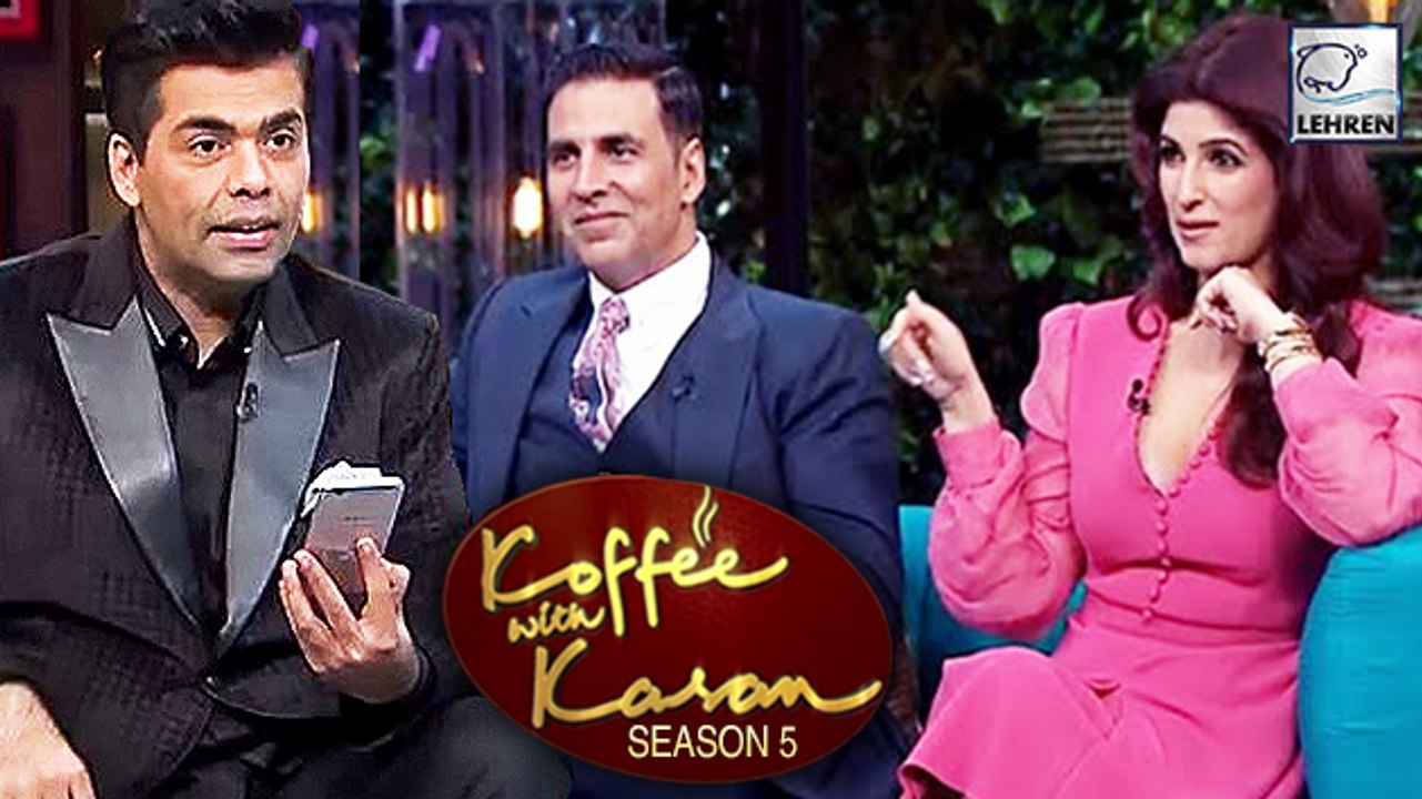Twinkle Khanna TEASES Karan Johar For Fawad Khan | Koffee With Karan Season 5