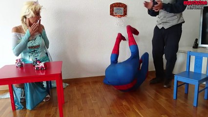 Frozen Elsa and Spiderman Vs Joker Pranks - Superhero Real Life Funny Videos-CbhM95pME4o