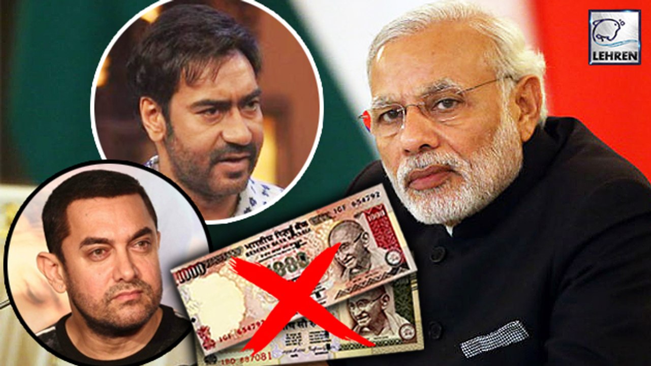 Bollywood Celebs Support Modi's Demonetisation...