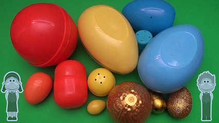 Learn Sizes with Surprise Eggs! Which Surprise Egg is Bigger Challenge! Toys for Kids!-89KDCW0wEGs